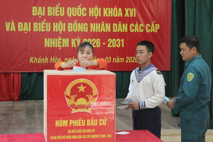 Đặc khu Trường Sa bầu cử sớm đại biểu Quốc hội và HĐND các cấp