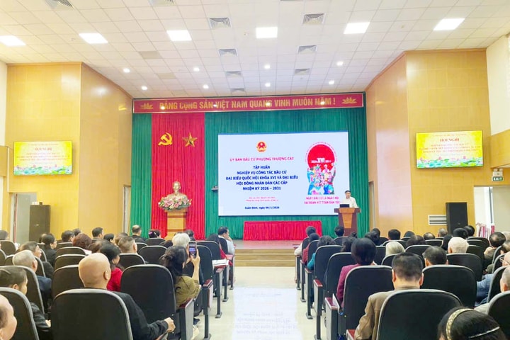 Phường Xuân Đỉnh tập huấn công tác bầu cử đại biểu Quốc hội và HĐND các cấp