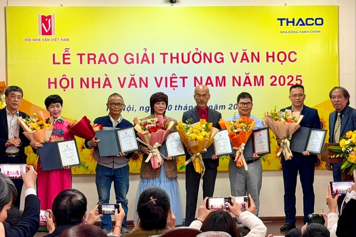 Vinh danh các tác giả, tác phẩm đạt Giải thưởng Văn học Hội Nhà văn Việt Nam 2025