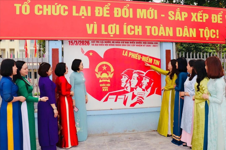 Phụ nữ Thuận An lan tỏa trách nhiệm công dân, tích cực tuyên truyền bầu cử