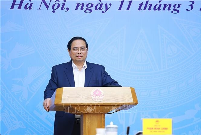 Thủ tướng Phạm Minh Chính chủ trì Hội nghị về phát triển 'kinh tế bạc'