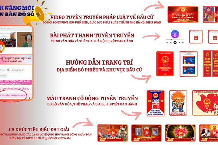 “Sản phẩm truyền thông đặc biệt” về bầu cử của Mặt trận Thủ đô