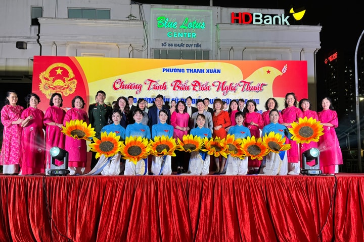 Phường Thanh Xuân tổ chức chương trình nghệ thuật chào mừng ngày bầu cử