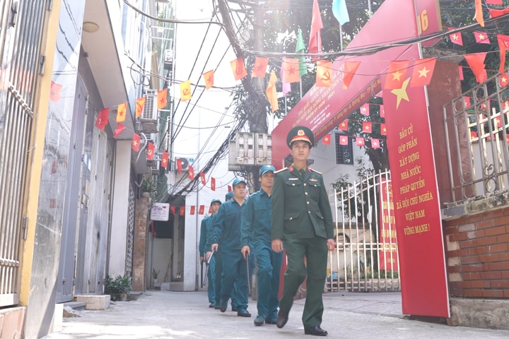 Phường Láng  bảo đảm an toàn ngày hội non sông