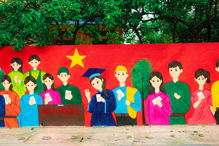 Tuổi trẻ Yên Lãng với nhiều sáng tạo trong tuyên truyền ngày bầu cử
