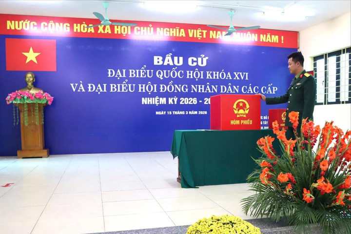 Cán bộ, chiến sĩ Tiểu đoàn 3 sẵn sàng cho ngày bầu cử