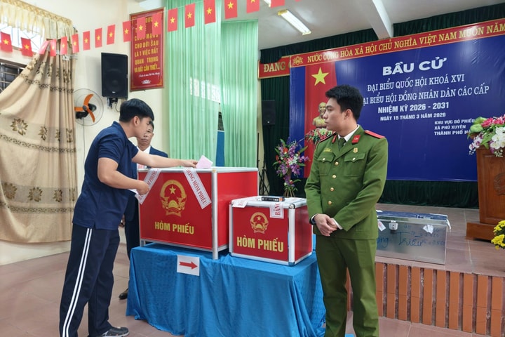 Xã Phú Xuyên: Tính đến 10h sáng, 4 thôn đầu tiên đạt tỷ lệ 100% cử tri đi bầu