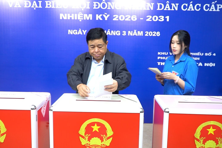 Hơn 75% cử tri p hường Ba Đình hoàn thành bỏ phiếu