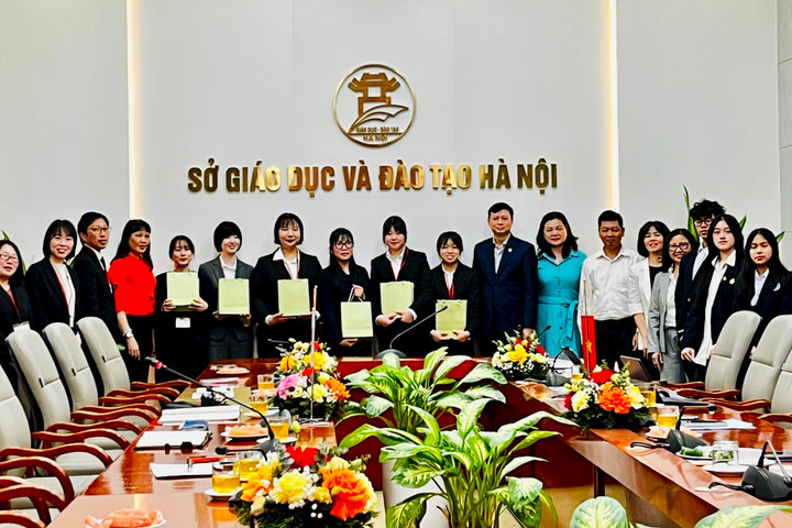 Đoàn sinh viên Nhật Bản sang giảng dạy tiếng Nhật tại Hà Nội