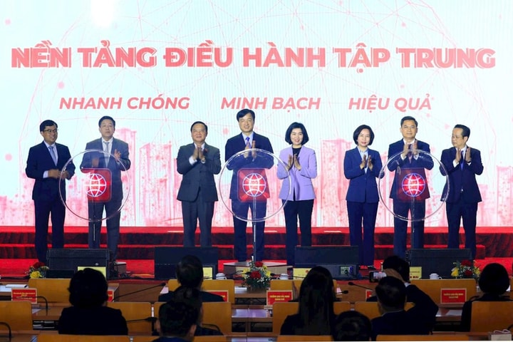 Hà Nội khai trương nền tảng điều hành tập trung “Một điểm đến của mọi nhiệm vụ”