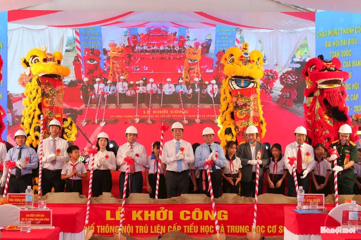 Lâm Đồng: Khởi công 3 trường nội trú liên cấp hơn 677 tỷ đồng tại vùng biên giới