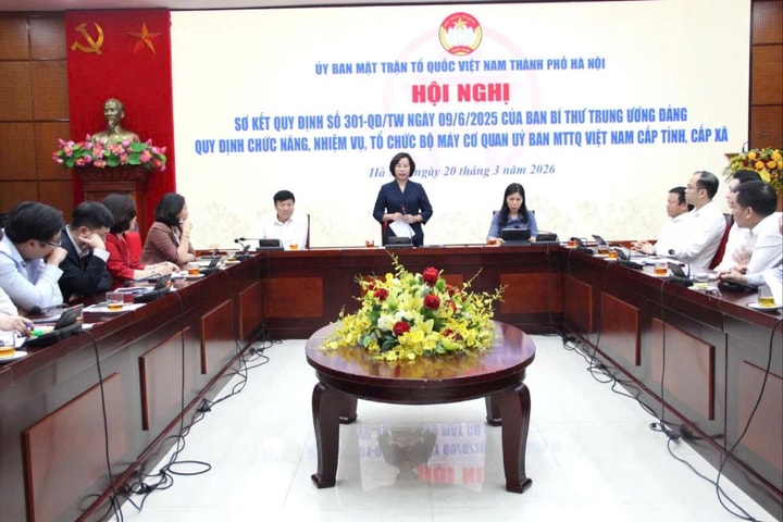 Hà Nội: Tiếp tục hoàn thiện tổ chức bộ máy MTTQ theo hướng tinh gọn, hiệu quả