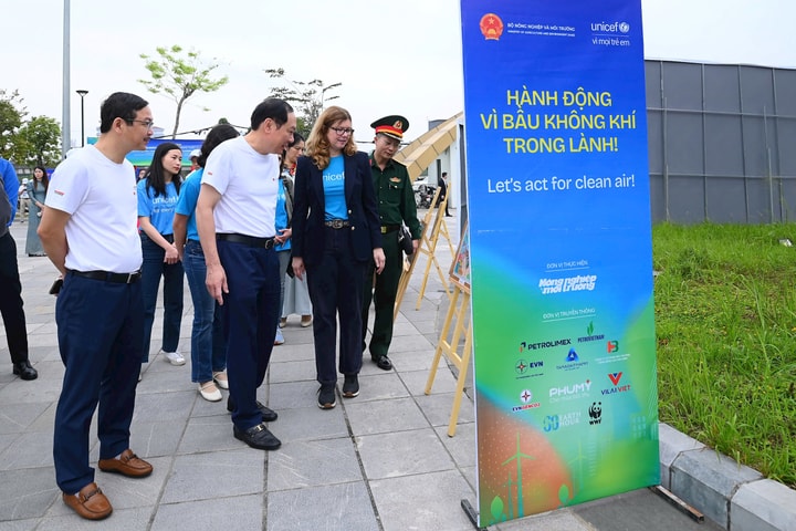 Chung tay bảo vệ nước, khí hậu, không khí vì môi trường bền vững