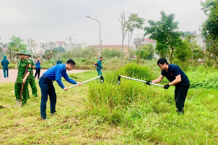 Tùng Thiện tổng vệ sinh môi trường trước Ngày chạy Olympic 2026