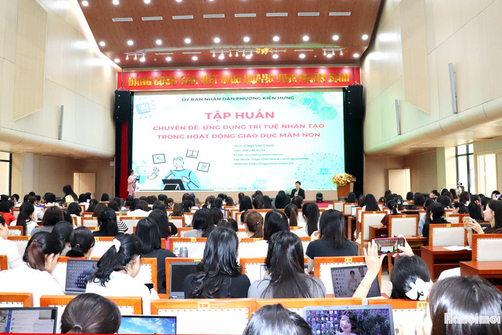 Kiến Hưng tập huấn ứng dụng AI trong giáo dục mầm non