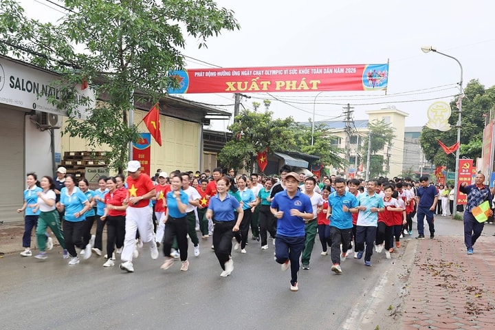 Xuân Mai lan tỏa tinh thần rèn luyện thân thể qua Ngày chạy Olympic