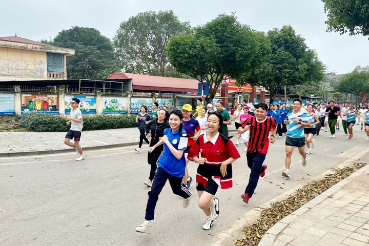Yên Nghĩa sôi nổi Ngày chạy Olympic vì sức khỏe toàn dân năm 2026