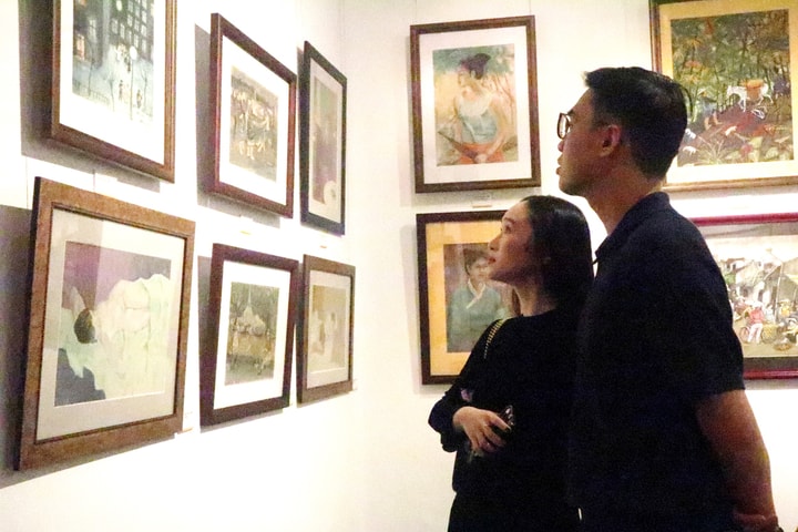 Triển lãm “Hồn quê”: Tôn vinh di sản nghệ thuật của cố họa sĩ Hoàng Sùng
