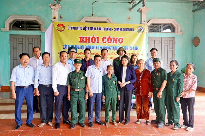 Xã Đoài Phương: Thêm một nhà đại đoàn kết, thêm một mái ấm và niềm tin