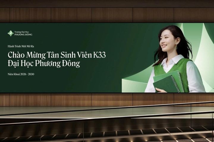 Trường Đại học Phương Đông công bố hệ thống nhận diện mới