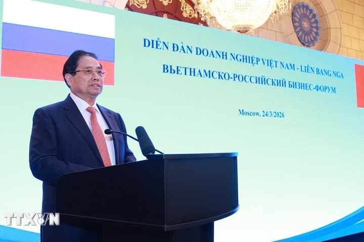 Thủ tướng Phạm Minh Chính dự Diễn đàn doanh nghiệp Việt Nam - Liên bang Nga