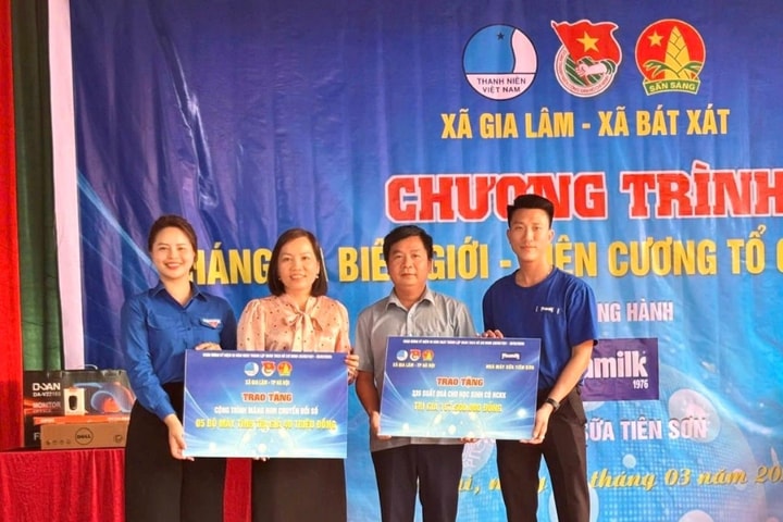 Đoàn Thanh niên xã Gia Lâm lan tỏa tinh thần “Tháng Ba biên giới 2026” tại Lào Cai