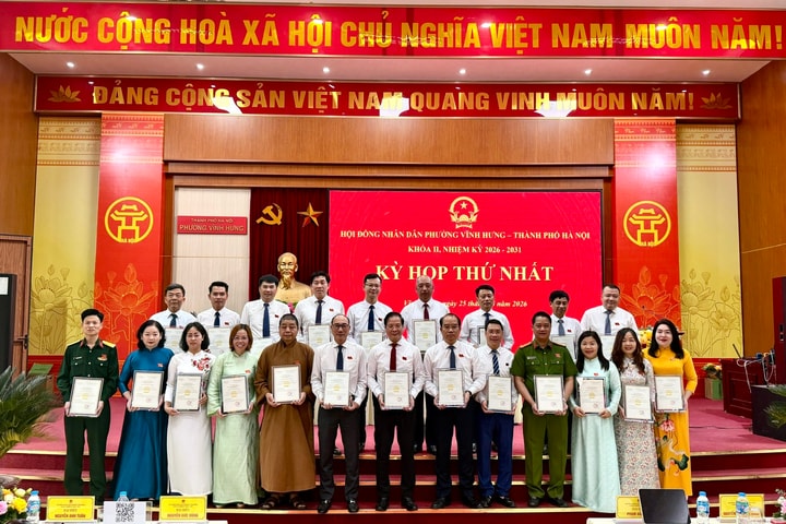 Đồng chí Nguyễn Đức Dũng giữ chức Chủ tịch HĐND phường Vĩnh Hưng