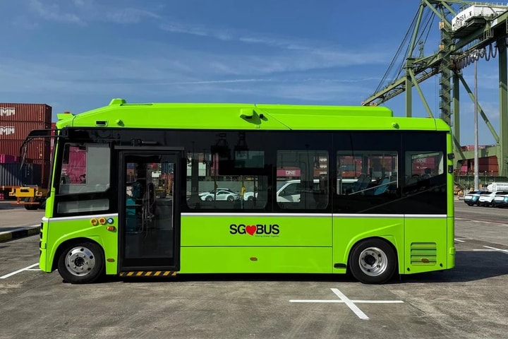 Singapore thử nghiệm xe buýt không người lái