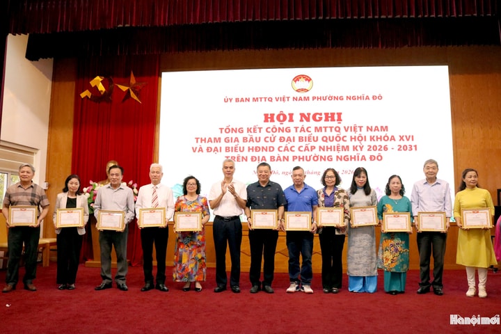 MTTQ Việt Nam phường Nghĩa Đô: Phát huy vai trò nòng cốt trong công tác bầu cử