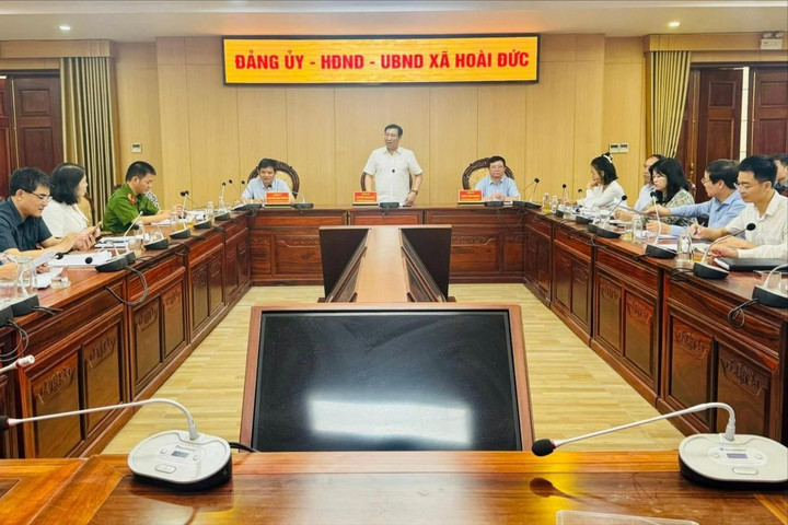 Đảng bộ xã Hoài Đức quyết tâm thực hiện hiệu quả các nhiệm vụ quý II-2026