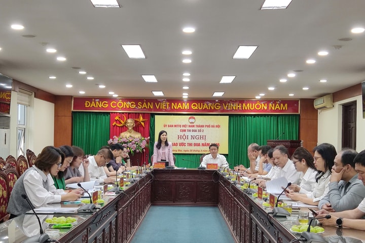 Ủy ban MTTQ Việt Nam thành phố Hà Nội: Cụm thi đua số 2 phấn đấu hoàn thành xuất sắc các nhiệm vụ đề ra