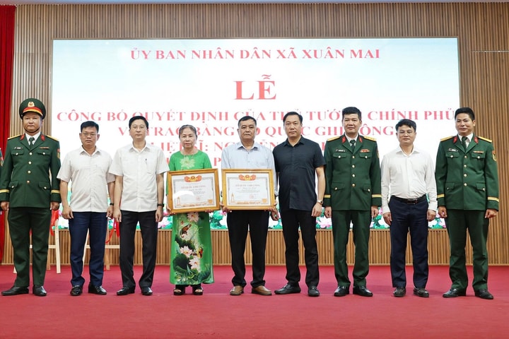 Xã Xuân Mai: Trao Bằng Tổ quốc ghi công cho 2 liệt sĩ