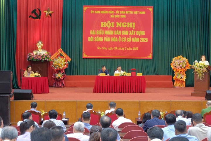 Xã Sóc Sơn bàn việc xây dựng đời sống văn hoá ở cơ sở