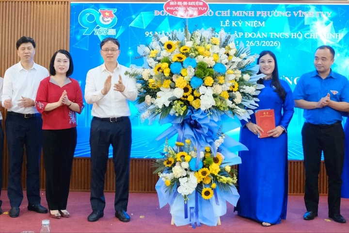 Phường Vĩnh Tuy kỷ niệm 95 năm thành lập Đoàn TNCS Hồ Chí Minh