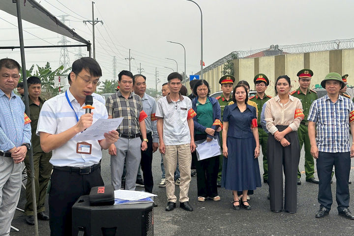 Thường Tín cưỡng chế thu hồi đất xây Cụm công nghiệp làng nghề Hòa Bình