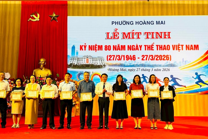 Phường Hoàng Mai đưa phong trào thể thao lan tỏa rộng khắp và thực chất