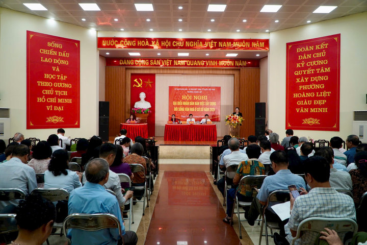 Phường Hoàng Liệt tổ chức hội nghị đại biểu nhân dân
