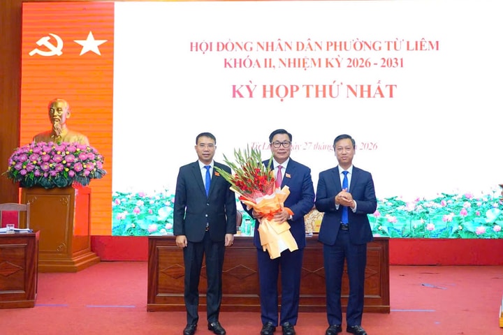 Đồng chí Nguyễn Quang Hiếu tái đắc cử Chủ tịch HĐND phường Từ Liêm nhiệm kỳ 2026- 2031