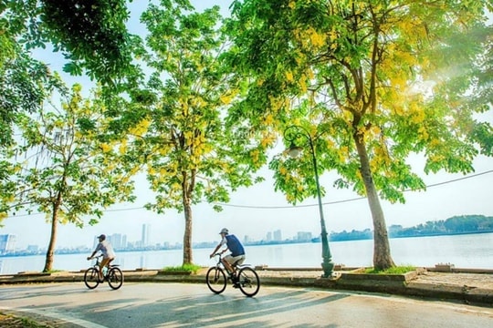 Hà Nội sương mù nhẹ, trưa chiều hửng nắng