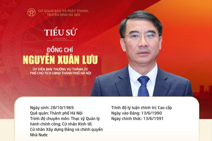 Tóm tắt tiểu sử Phó Chủ tịch UBND thành phố Nguyễn Xuân Lưu