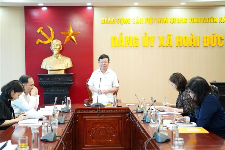 Xã Hoài Đức hoàn thành rà soát, bổ sung quy hoạch cán bộ nhiệm kỳ mới