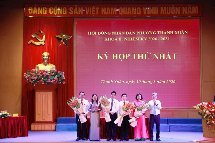 Đồng chí Nguyễn Huy Cường tái đắc cử Chủ tịch HĐND phường Thanh Xuân