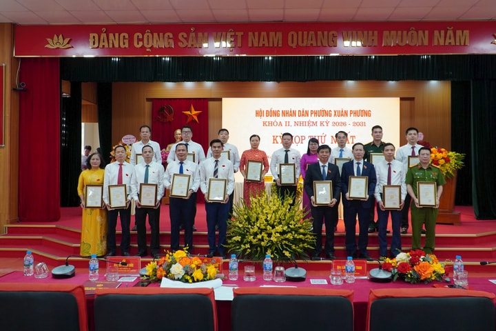 HĐND phường Xuân Phương tổ chức kỳ họp thứ nhất, kiện toàn các chức danh chủ chốt nhiệm kỳ 2026 – 2031