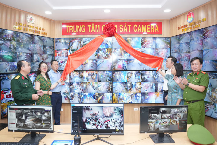"Mắt thần" phố phường: Bước đột phá trong quản lý an ninh tại phường Láng