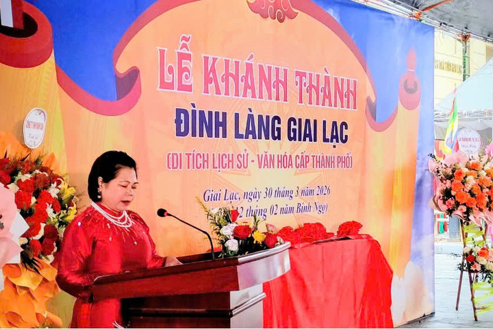 Xã Quang Minh: Khánh thành công trình đình làng Giai Lạc