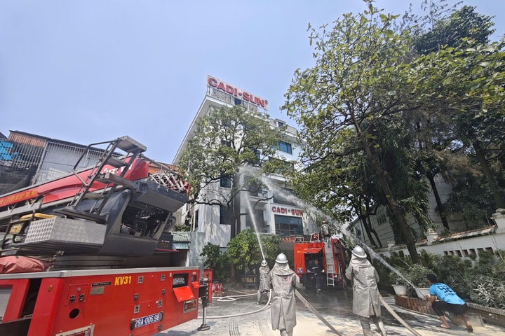 Hà Nội: Thực tập phương án chữa cháy tại cơ sở sản xuất
