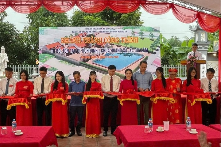 Gia Lâm: Khánh thành và khởi công tu bổ các di tích lịch sử