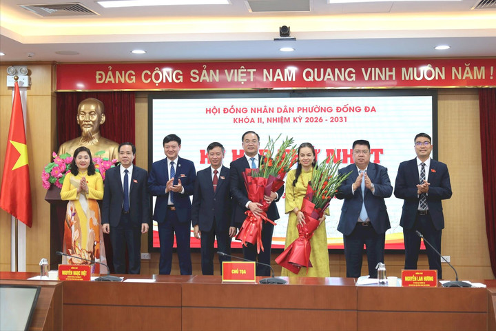 Phường Đống Đa kiện toàn bộ máy chính quyền nhiệm kỳ 2026-2031