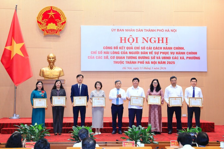 Hà Nội: Sở Nội vụ dẫn đầu Chỉ số cải cách hành chính năm 2025