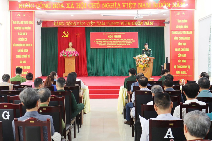 Kiến Hưng hoàn thành toàn diện công tác tuyển quân năm 2026